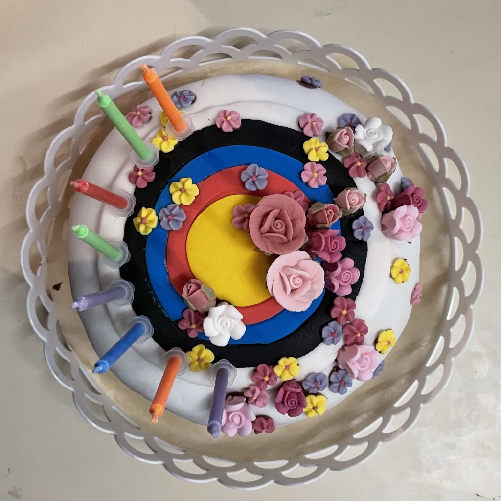 Archery Birthday Cake