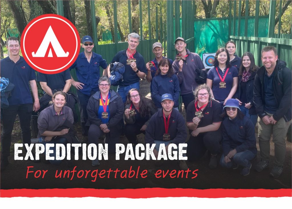 Expedition Package designed for large schools, clubs and corporate groups at Primal Archery Busselton.