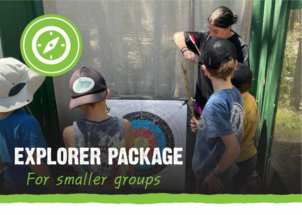 Explorer Package for 12–17 participants enjoying a beginner-friendly group archery experience at Primal Archery Busselton.