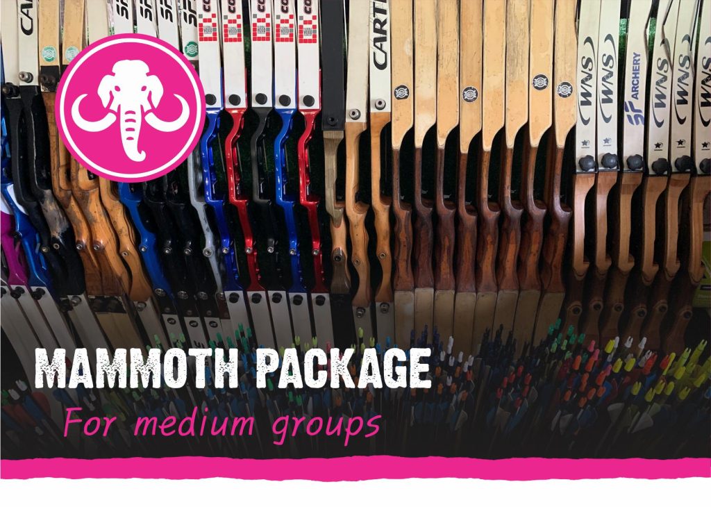 Our Mammoth Package is perfect for large school camps, sporting carnivals and community events wanting a memorable outdoor experience.